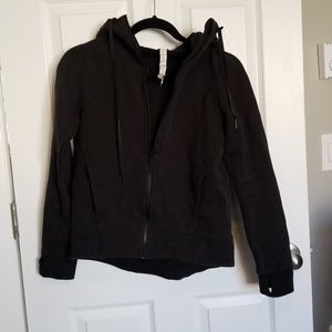 Lululemon Fleece Please Black Hoodie, size 2